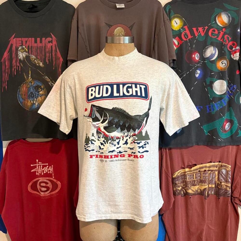 Vintage 1990s Bud Light Beer Promo T-shirt